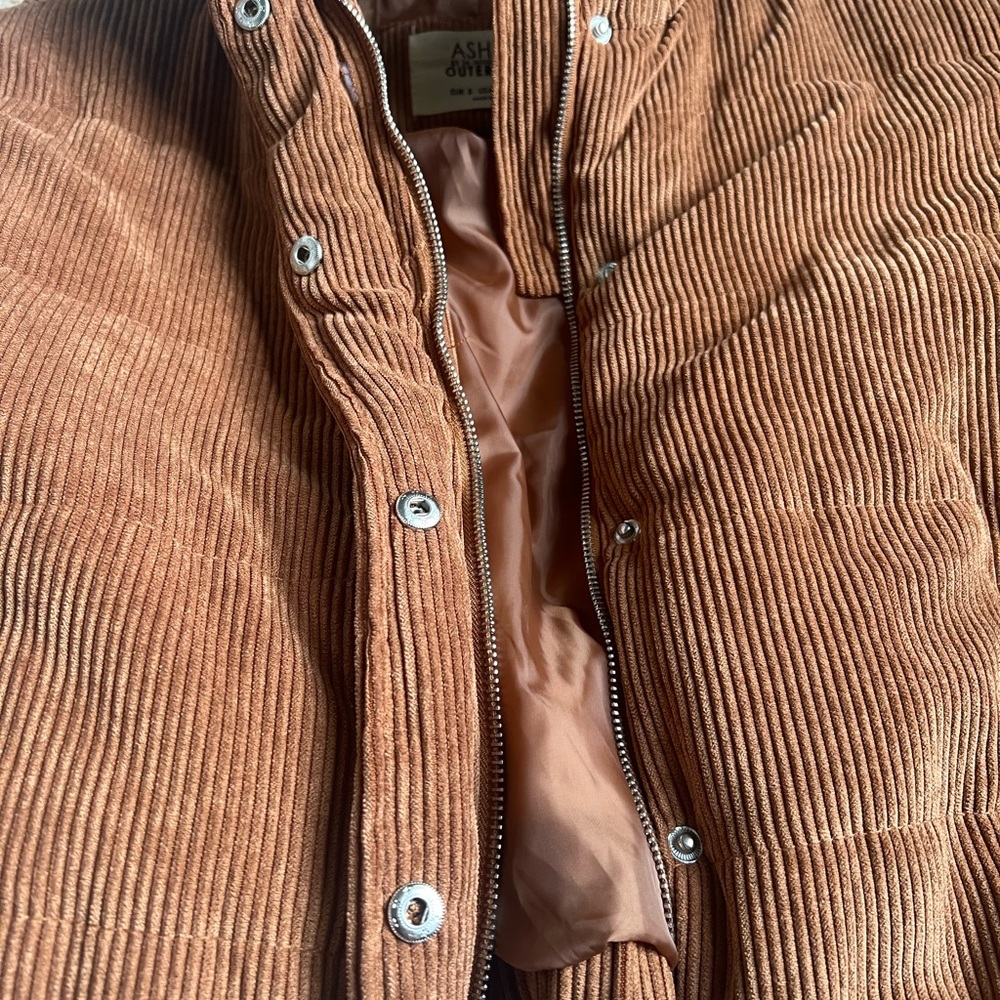 Ashley By 26 International Tan Corduroy Jacket - Picture 3 of 4